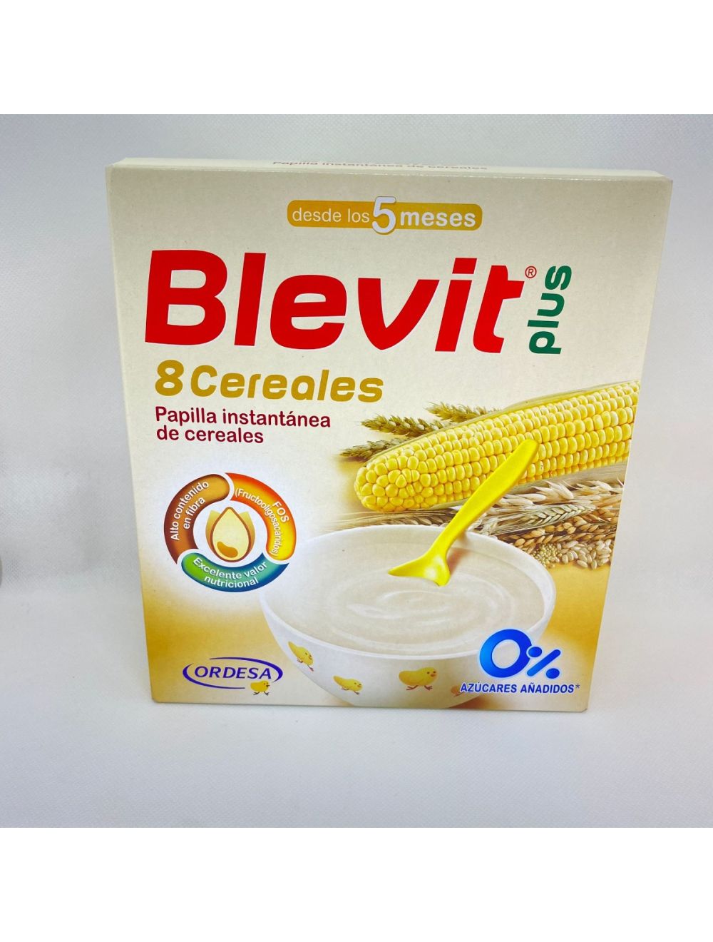 BLEVIT - PLUS 8 CEREALES CON MIEL 600 G