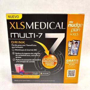 XLS  MEDICAL MULTI -7 DRINK SABOR FRUTOS ROJOS 60SOBRES