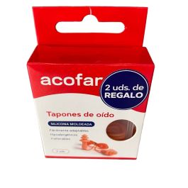 ACOFAR TAPONES OIDOS SILICONA MOLDEABLE 6 UNIDADES